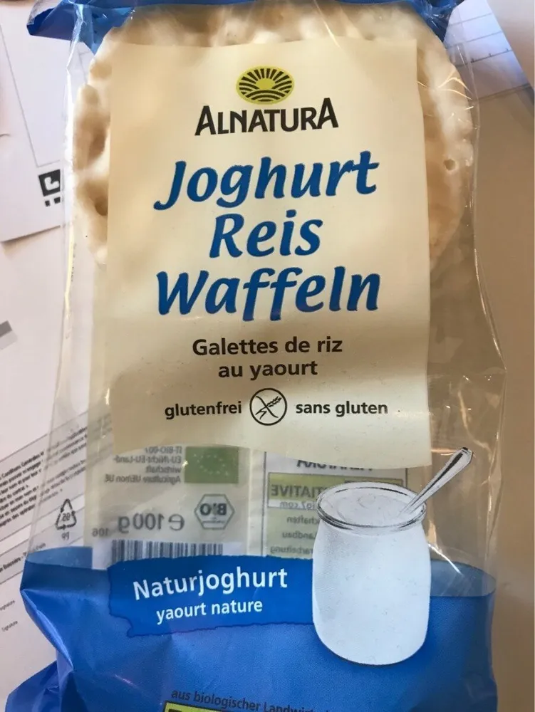 Joghurt Reis Waffeln