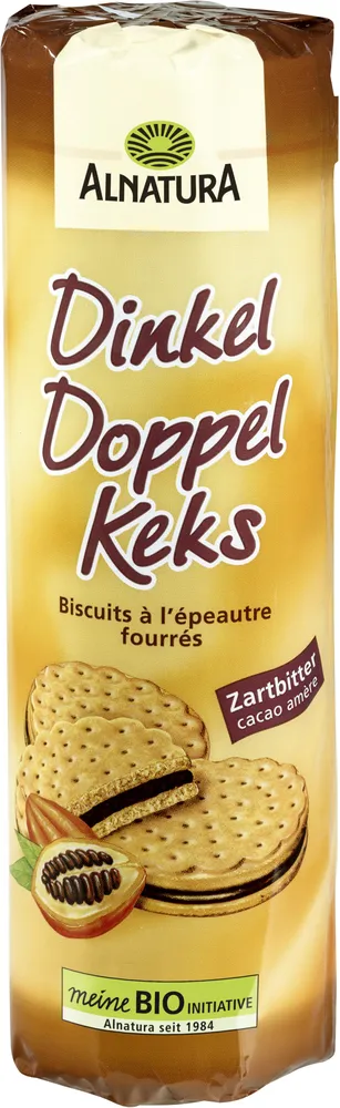 Dinkel Doppelkeks Zartbitter