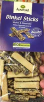 Bio Dinkel Sticks d'èpeautre pavot & sel marin