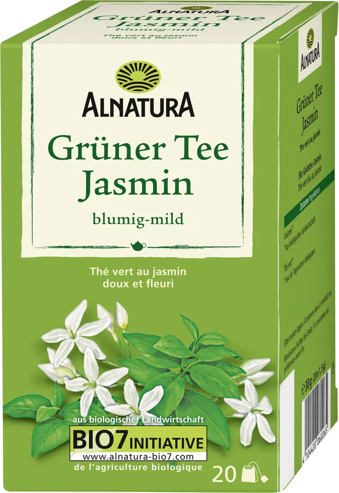 Teebeutel Grüner Tee Jasmin
