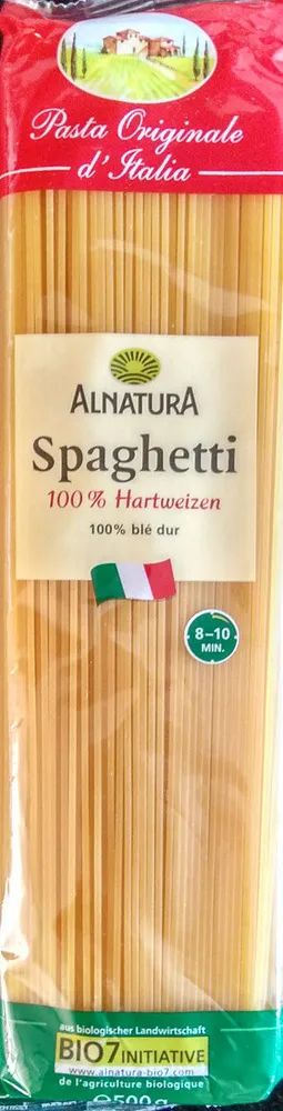 Spaghetti Pâtes de blé dur 100 % Blé dur