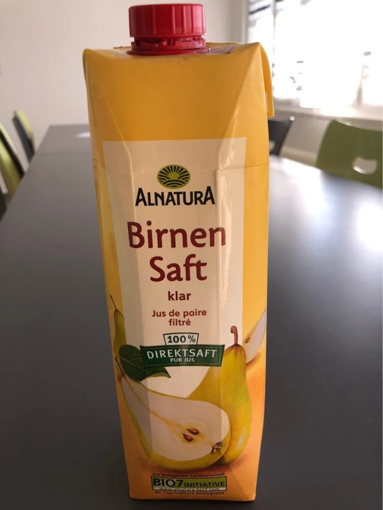Birnen saft klar