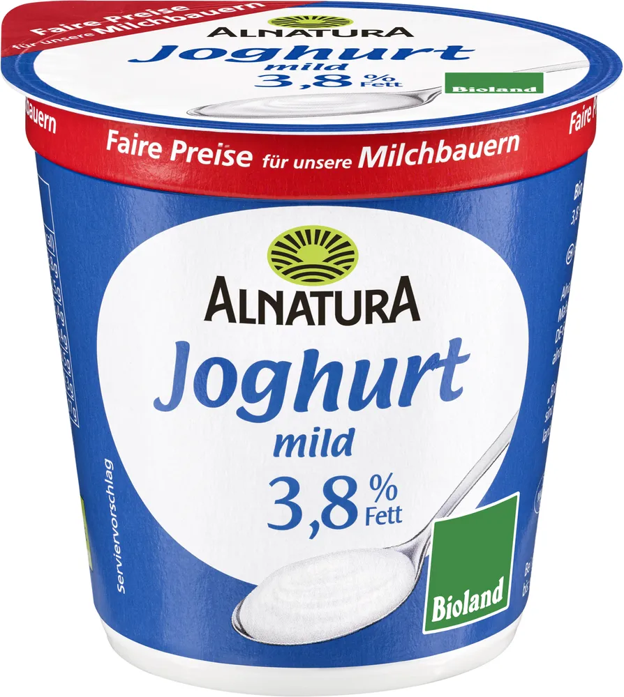 Weidemilch Joghurt Natur 3,8 %