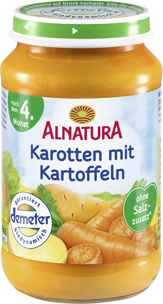 Karotten mit Kartoffeln