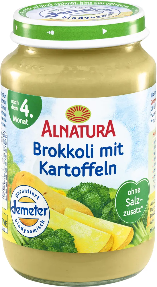 Brokkoli mit Kartoffeln (ab 4. Monat)