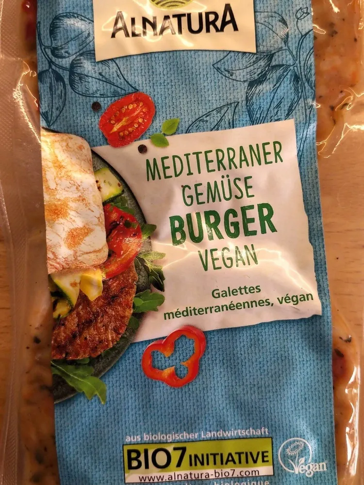 Mediteraner Gemüseburger