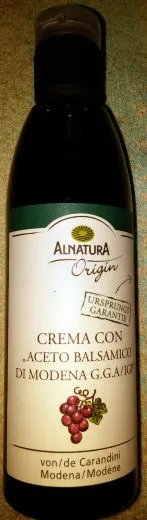 Alnatura Bio Crema Con Aceto Balsamico 250 g