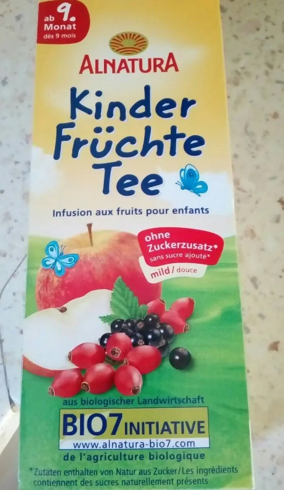Kinder früchte tee