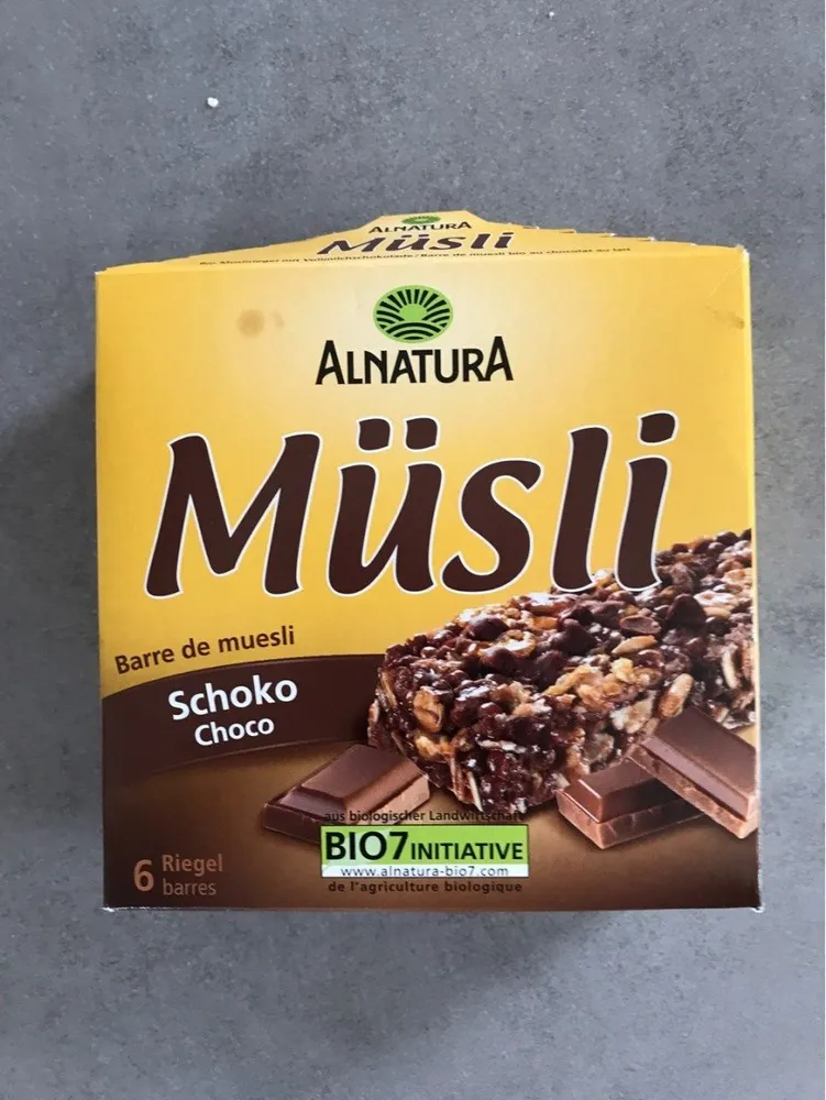 Alnatura Bio Müsli Riegel Schoko 6X 25 g