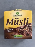 Alnatura Bio Müsli Riegel Schoko 6X 25 g