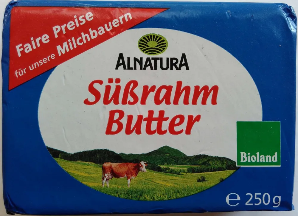 Süßrahm Butter