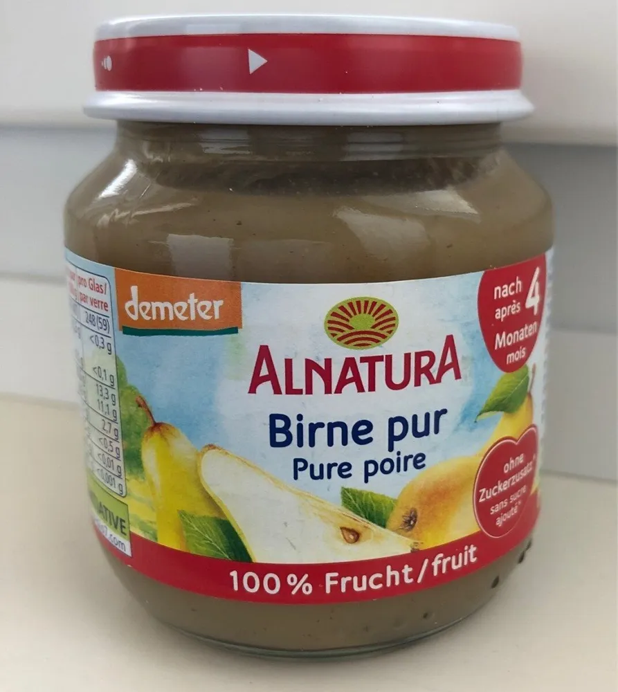 Compote pure poire
