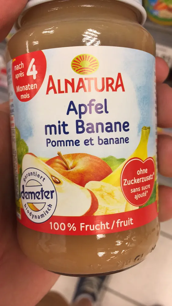 Pomme et banane