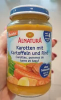 Alnatura Karotten mit Kartoffeln und Rind
