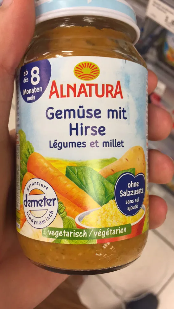 Légumes et millet
