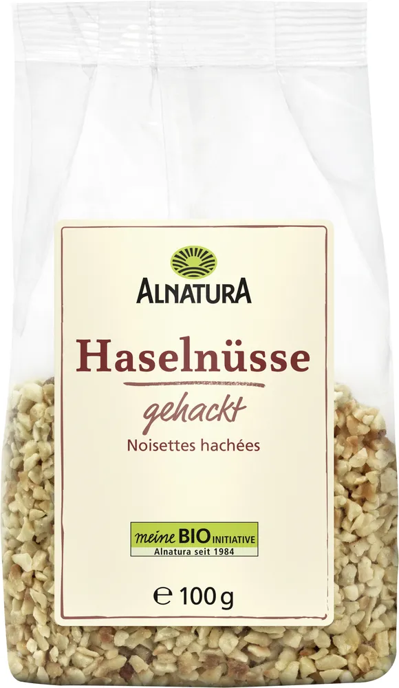 Alnatura Haselnüsse gehackt 4104420138964 Bio Haselnüsse geröstet und gehackt
