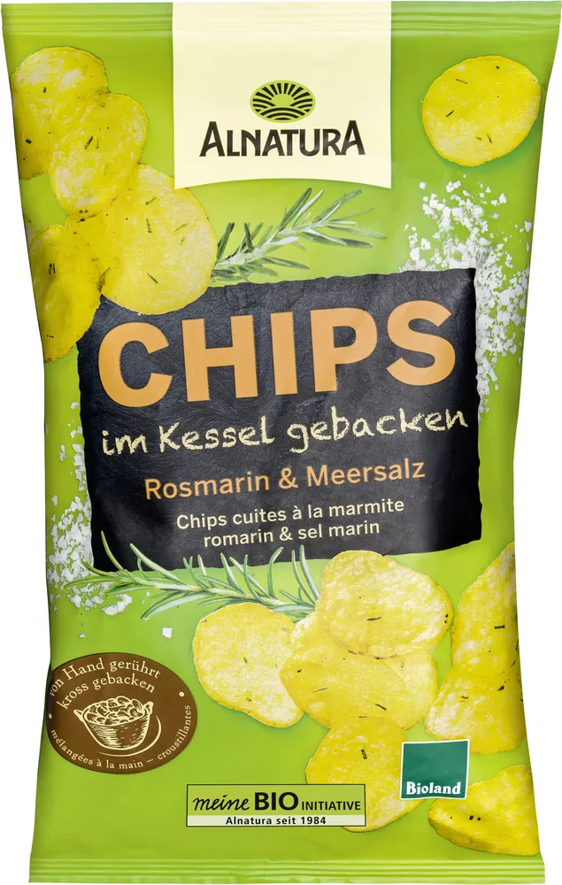 Chips im Kessel gebacken Rosm.