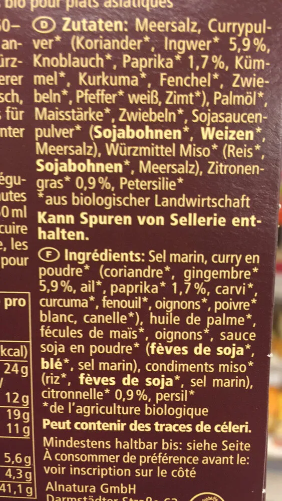 Cubes D'épices