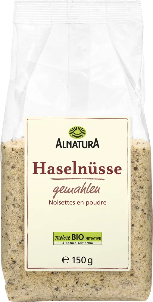 Haselnüsse gemahlen