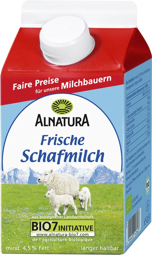 Frische Schafmilch
