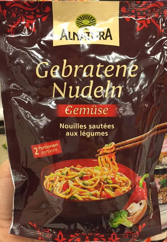 Gebratene Nudeln Gemüse