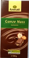 Ganze Nuss Vollmilch