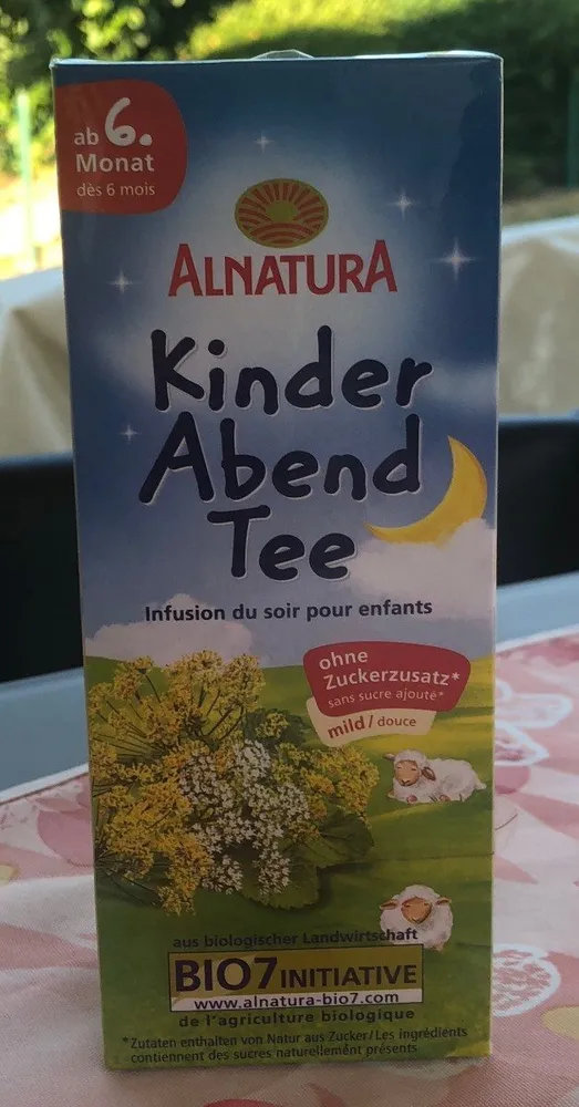 Infusion du soir pour enfants