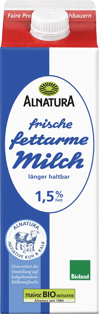 Frische Kuh & Kalb Milch 1,5%