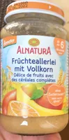 Delice de fruits avec des cereales completes