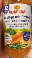 Alnatura carottes avec brocolis et pâtes à l'épeautre