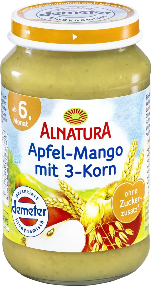 Apfel-Mango mit 3-Korn