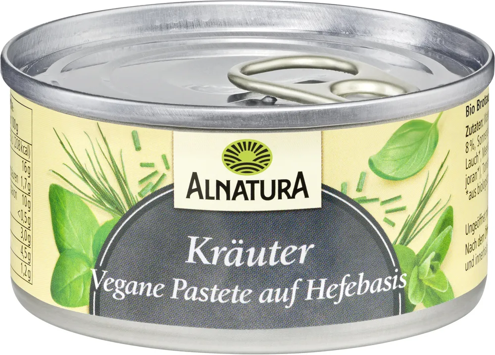 Vegane Pastete auf Hefe-Basis Kräut