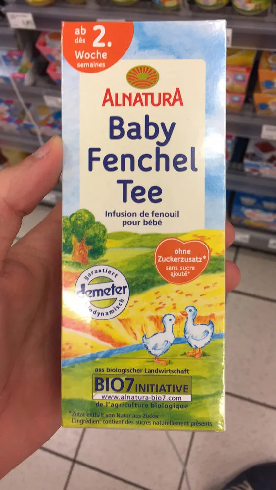 Infusion de fenouil pour bébé