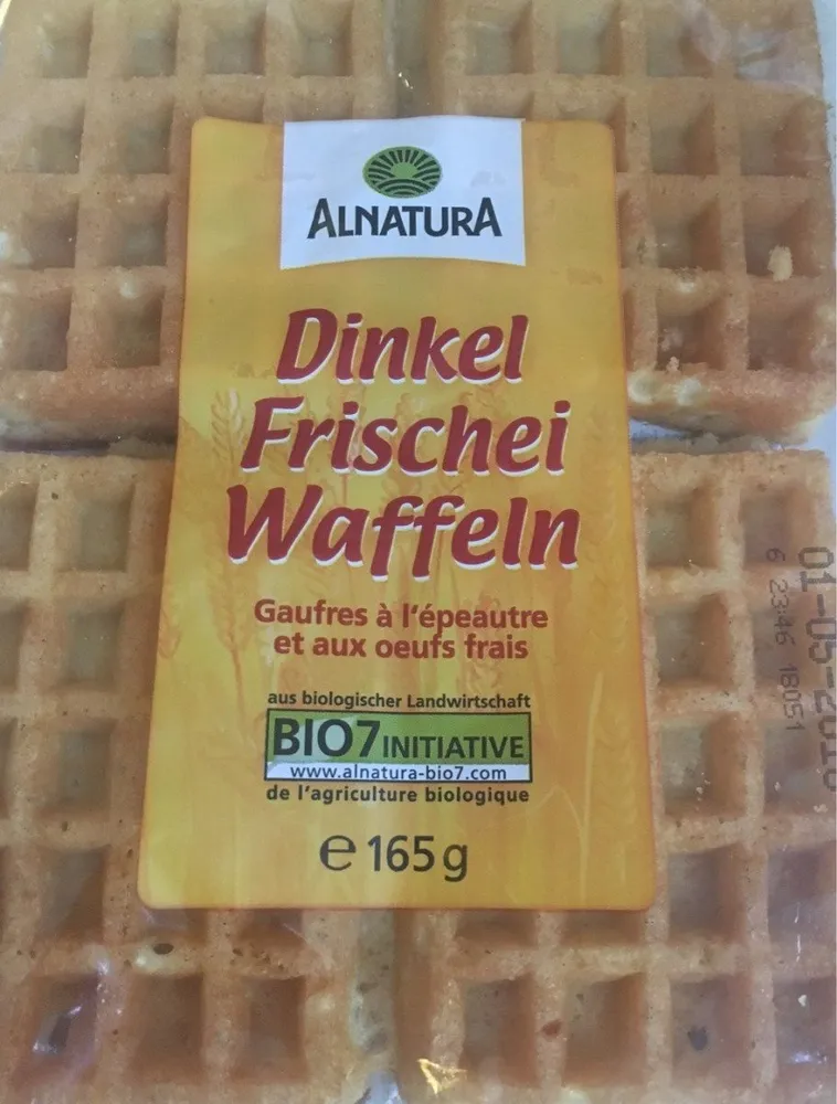 Gaufres bio à l'épeautre et aux oeufs frais