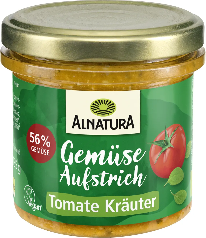 Gemüseaufstrich Tomate Kräuter