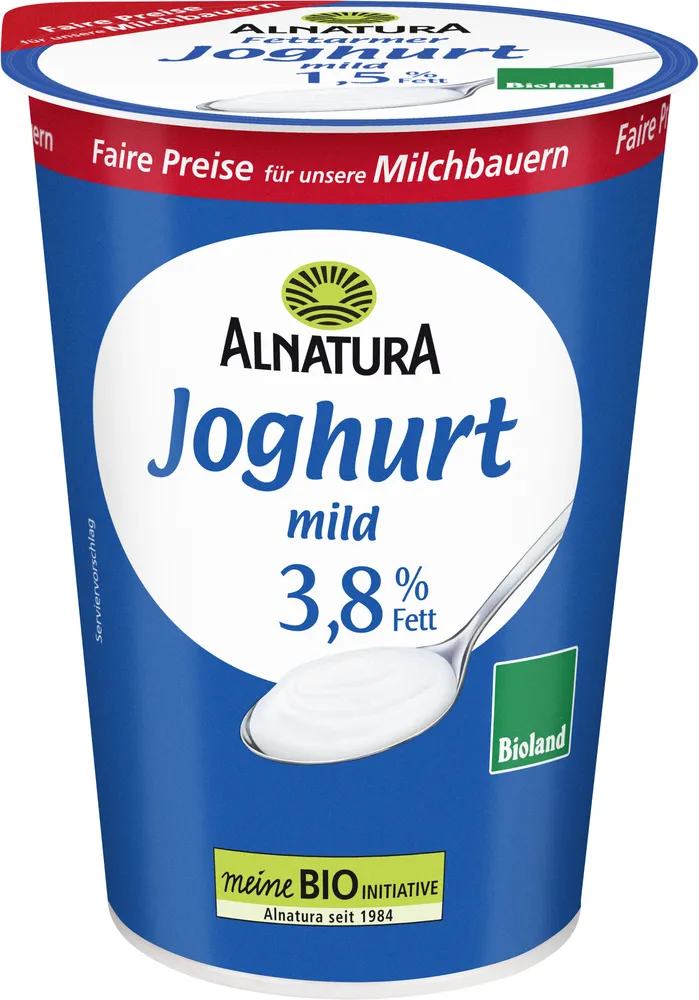 Weidemilch Joghurt Natur 3,8%
