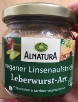 Linsenaufstrich - Vegane Leberwurst