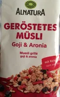 Geröstetes Müsli Goji, Mit Reissirup