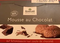Mousse au chocolat sur coulit de chocolat
