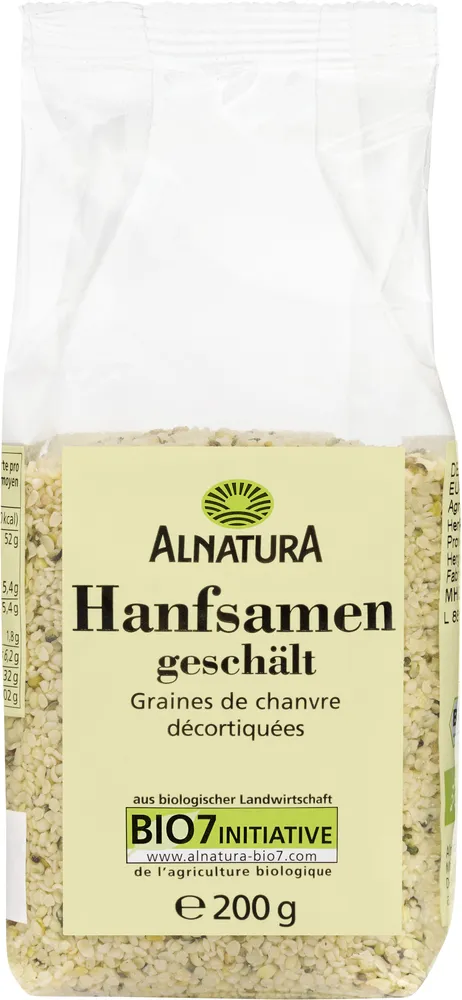 Hanfsamen geschält