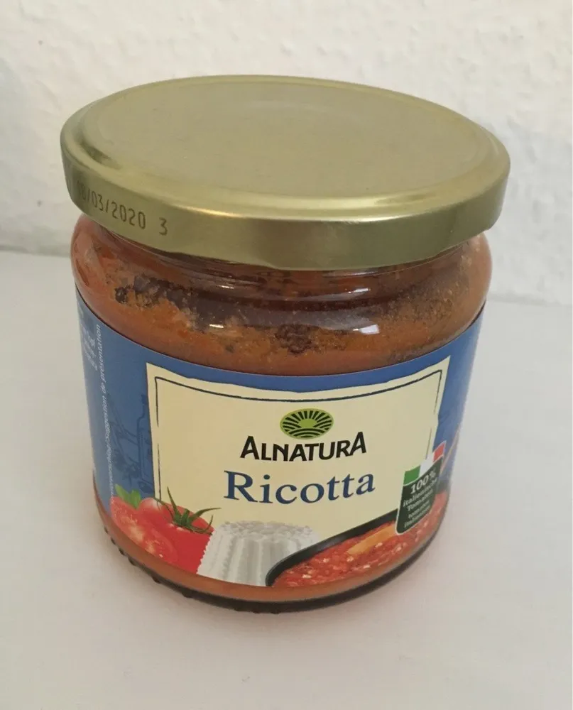 Alnatura Ricotta Tomatensauce , ("neue Rezept. ..