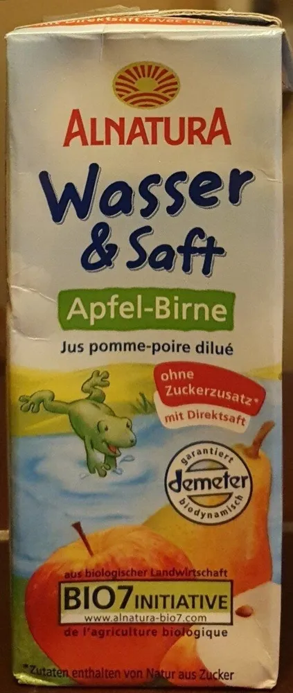 Wasser und Saft