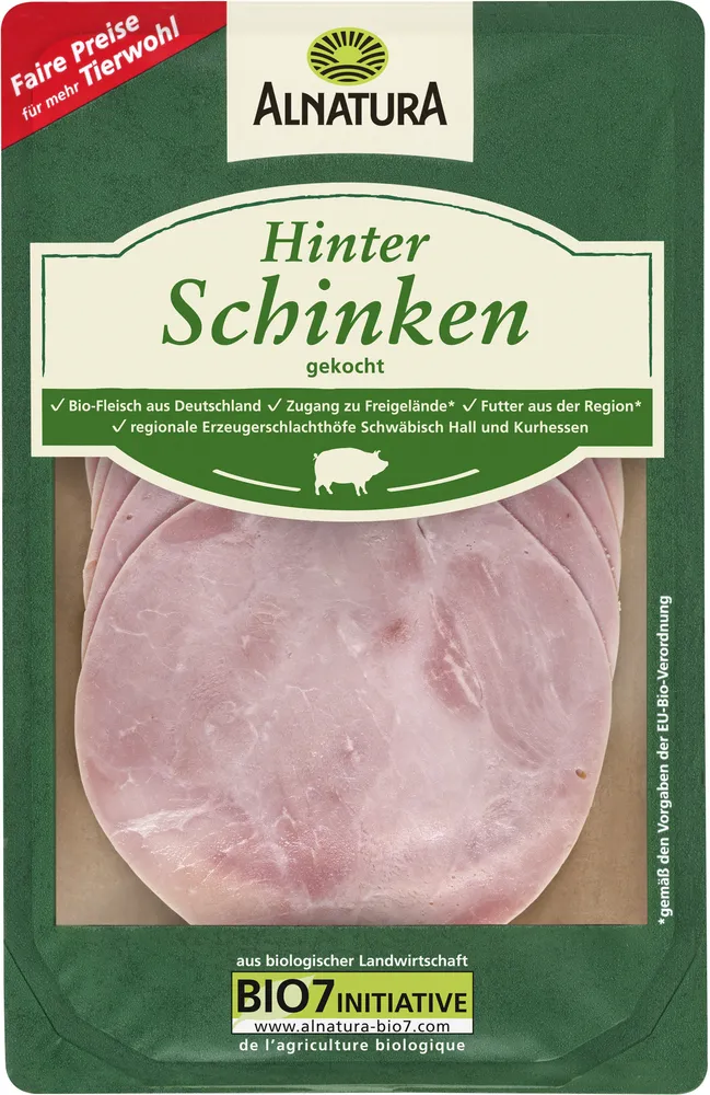 Hinterschinken gekocht