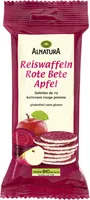Alnatura Reiswaffeln Rote Bete Apfel 4104420188174 Bio Reiswaffeln mit Rote-Bete-Pulver und Apfelsaftkonzentrat