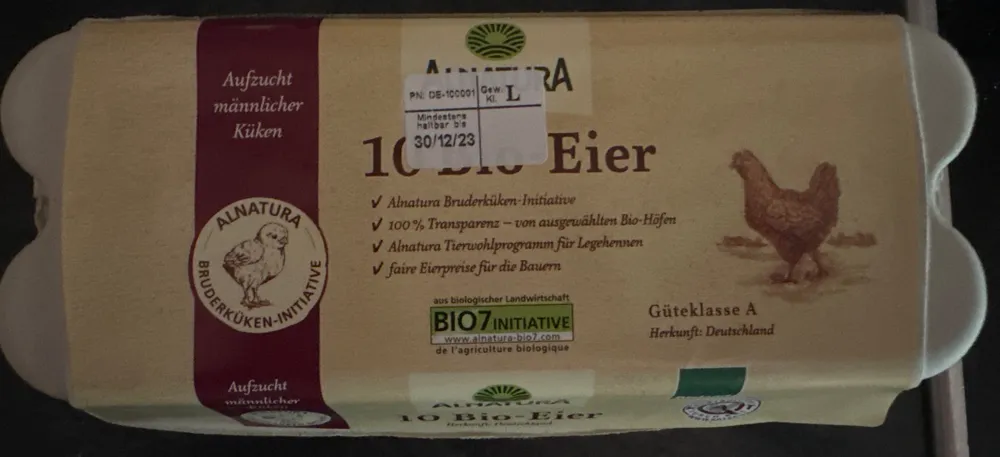 Bruderhahn Eier 10er