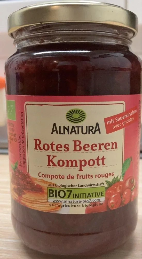 Rotes Beeren Kompott