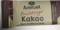 Barre fruitee au cacao