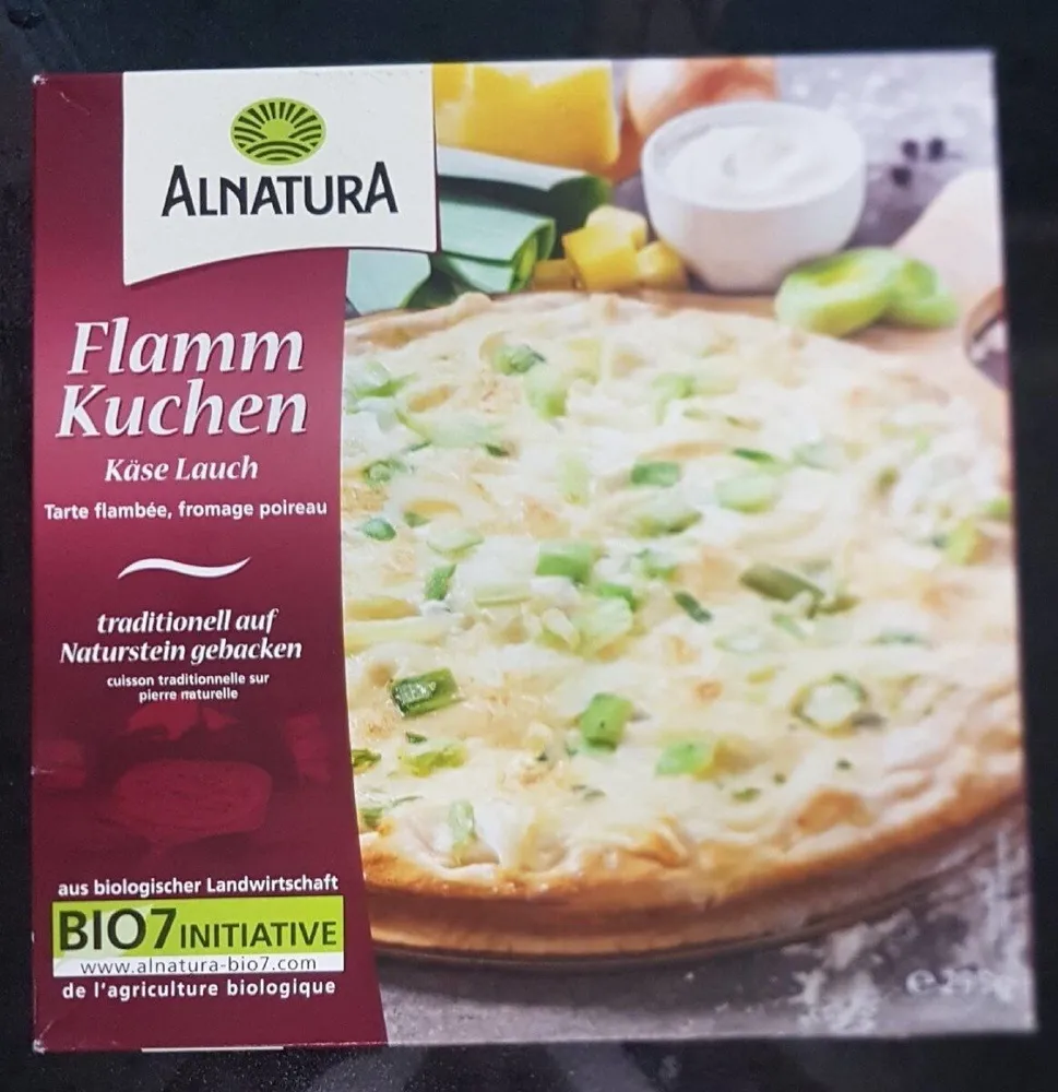 Flamm Kuchen Käse Lauch