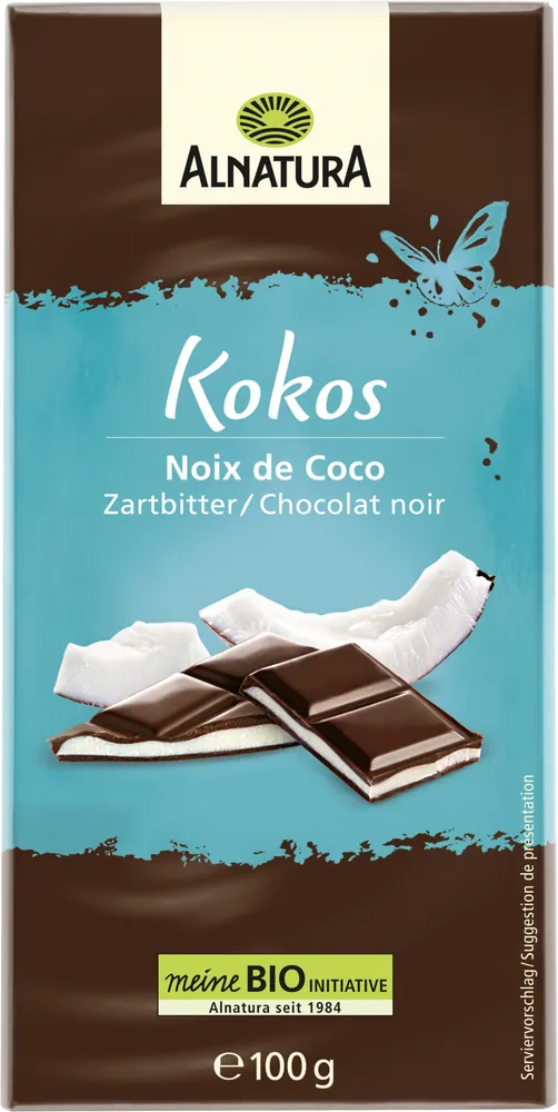 Kokos Zartbitter Schokolade