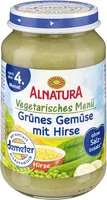 Grünes Gemüse mit Hirse (ab 4. Monat)